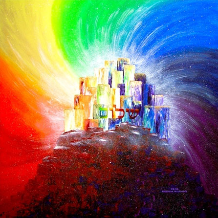 hill city light salt prophetic painting christian hidden works paintings cannot