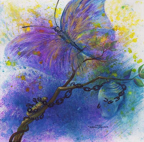 Gospel of the Butterfly Painting